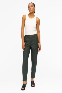 Object Bukser, Jeans & Leggings<Objbelle Lisa Coated Pant