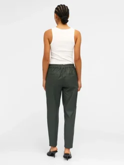Object Bukser, Jeans & Leggings<Objbelle Lisa Coated Pant