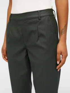 Object Bukser, Jeans & Leggings<Objbelle Lisa Coated Pant
