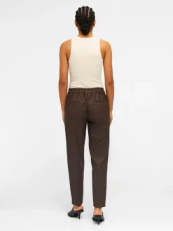 Discount Objbelle Lisa Coated Pant Bukser, Jeans & Leggings