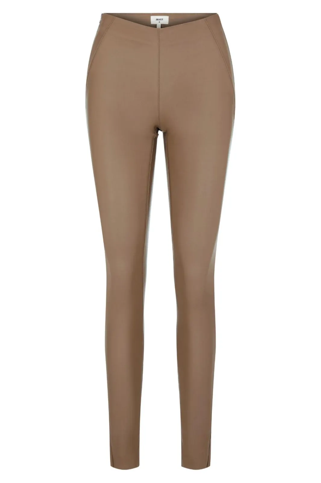 Object Bukser, Jeans & Leggings<Objbelle Mw Coated Leggings