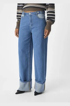 Online Objcasey Lo Denim Pants Aw Fair 24 Bukser, Jeans & Leggings