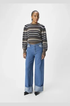 Online Objcasey Lo Denim Pants Aw Fair 24 Bukser, Jeans & Leggings