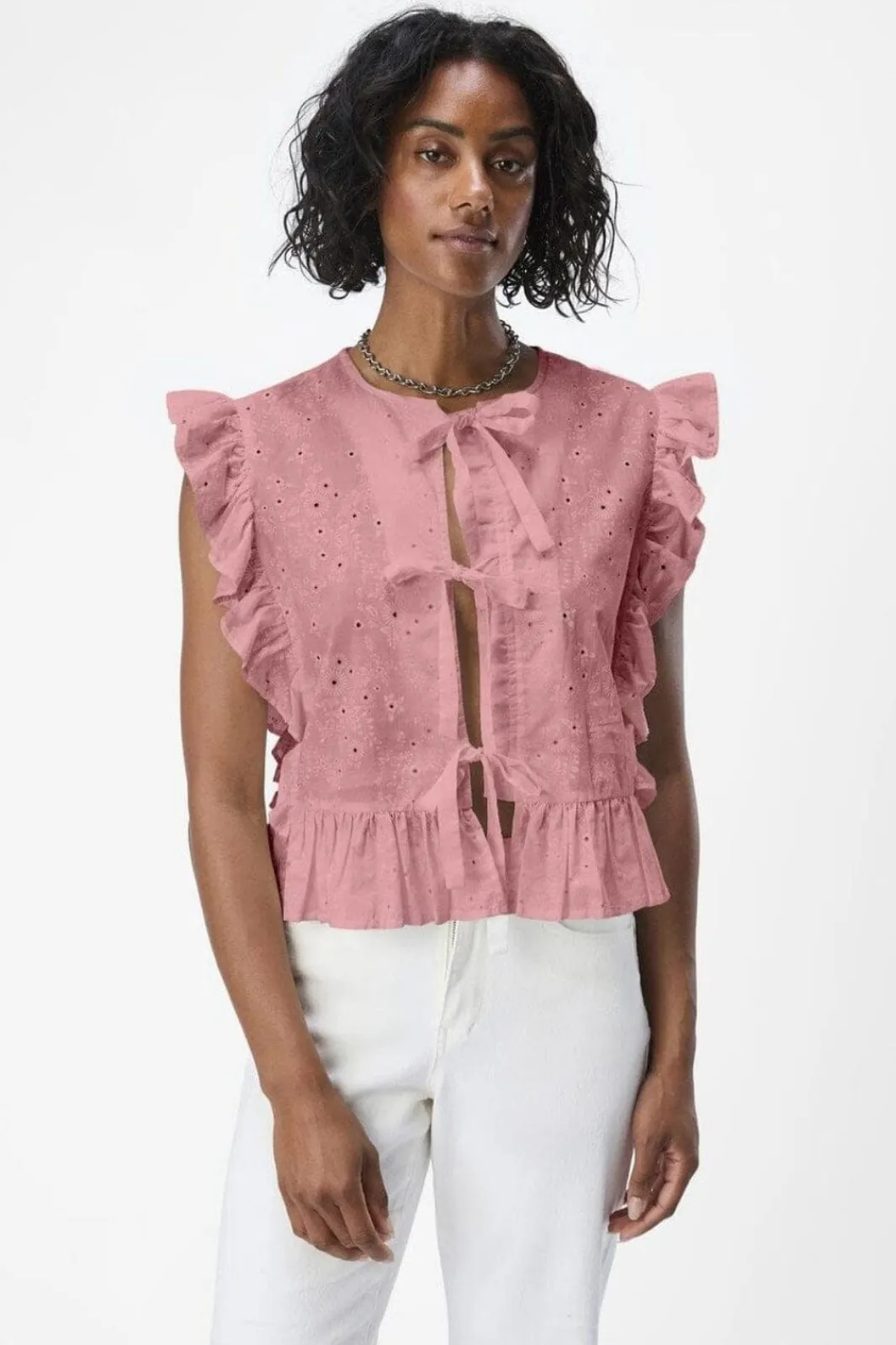 Discount Objcilie S/L Top T-Shirts & Toppe|Ammevenligt Tøj