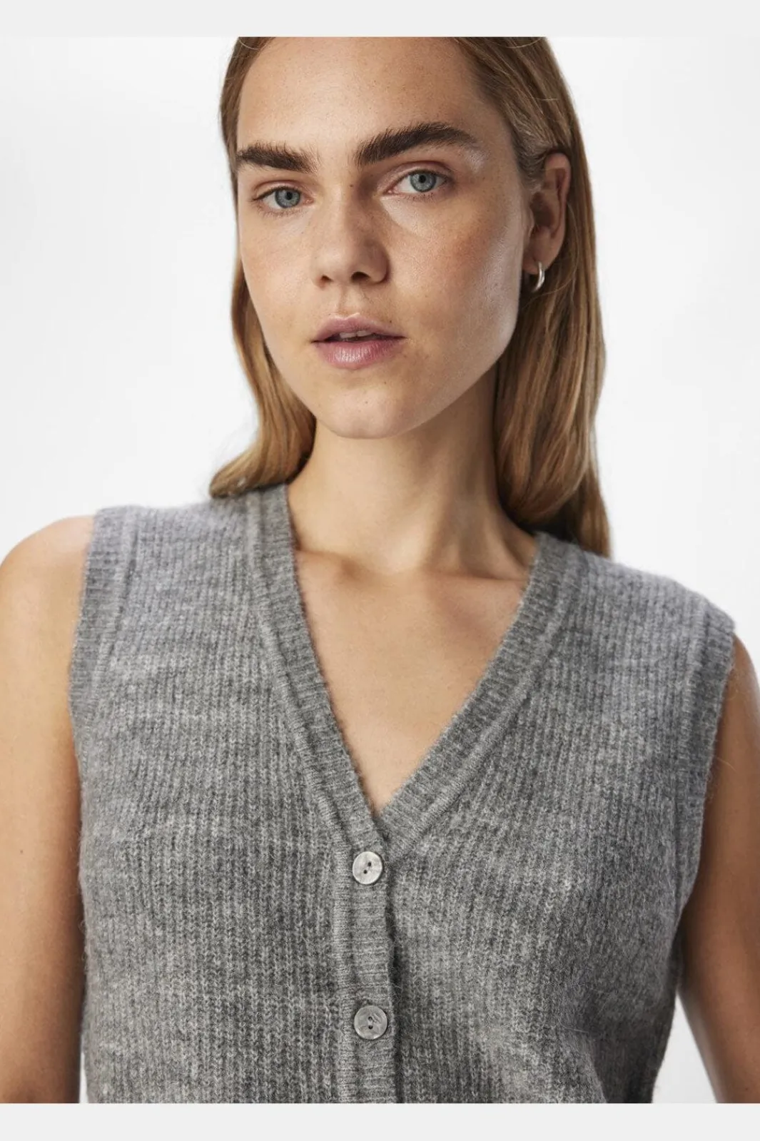 New Objdiana Re V-Neck Knit Vest Veste