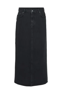 Clearance Objellen Long Denim Skirt Nederdele