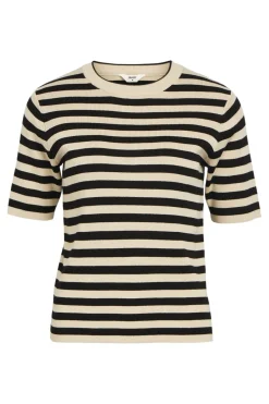 Object T-Shirts & Toppe<Objester S/S New Knit Pullover