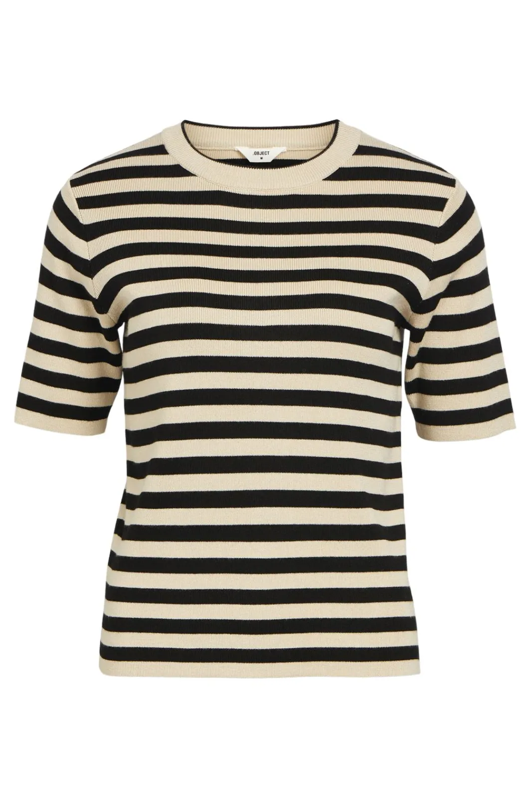 Object T-Shirts & Toppe<Objester S/S New Knit Pullover