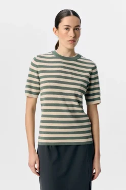 Clearance Objester S/S New Knit Pullover T-Shirts & Toppe