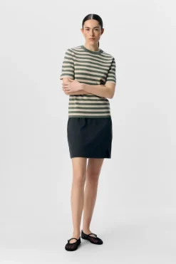 Clearance Objester S/S New Knit Pullover T-Shirts & Toppe