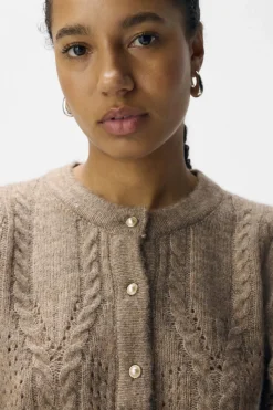 Object Cardigans|Ammevenligt Tøj<Objflora Re Ls Knit Button Cardigan