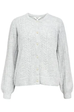 Clearance Objflora Re Ls Knit Button Cardigan Cardigans