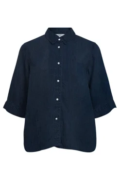 Best Objframe 2/4 Re Denim Top Sæt 🛍️|Bluser & Skjorter