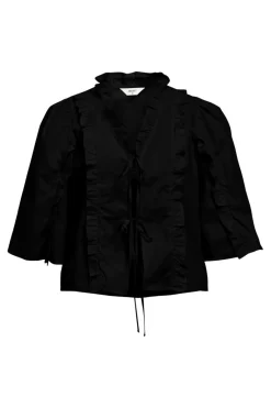 Object T-Shirts & Toppe|Ammevenligt Tøj<Objhope Re 3/4 Tie Top