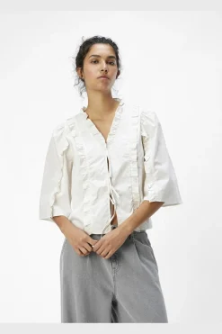 Discount Objhope Re 3/4 Tie Top T-Shirts & Toppe|Ammevenligt Tøj