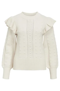Objjulia Knit L/S Re Pullover 134 Bluser & Skjorter|Strik