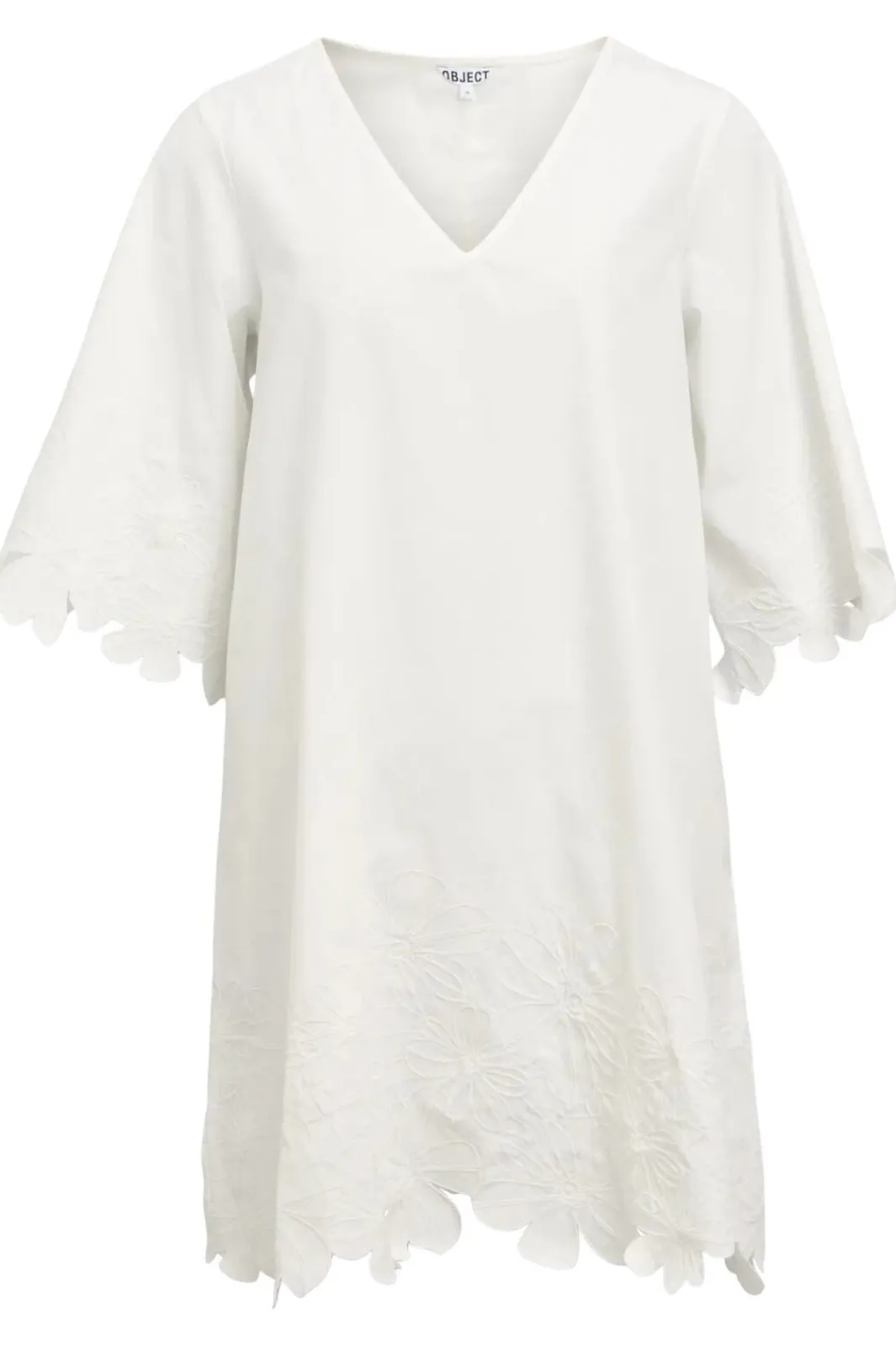 Object Kjoler<Objkamma 3/4 Lo Short Dress Ss Fair 25
