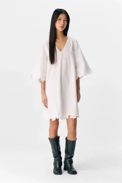 Object Kjoler<Objkamma 3/4 Lo Short Dress Ss Fair 25