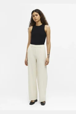 Hot Objlisa Wide Pant Bukser, Jeans & Leggings
