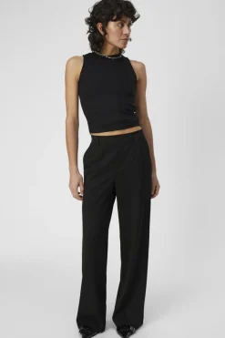 Hot Objlisa Wide Pant Bukser, Jeans & Leggings