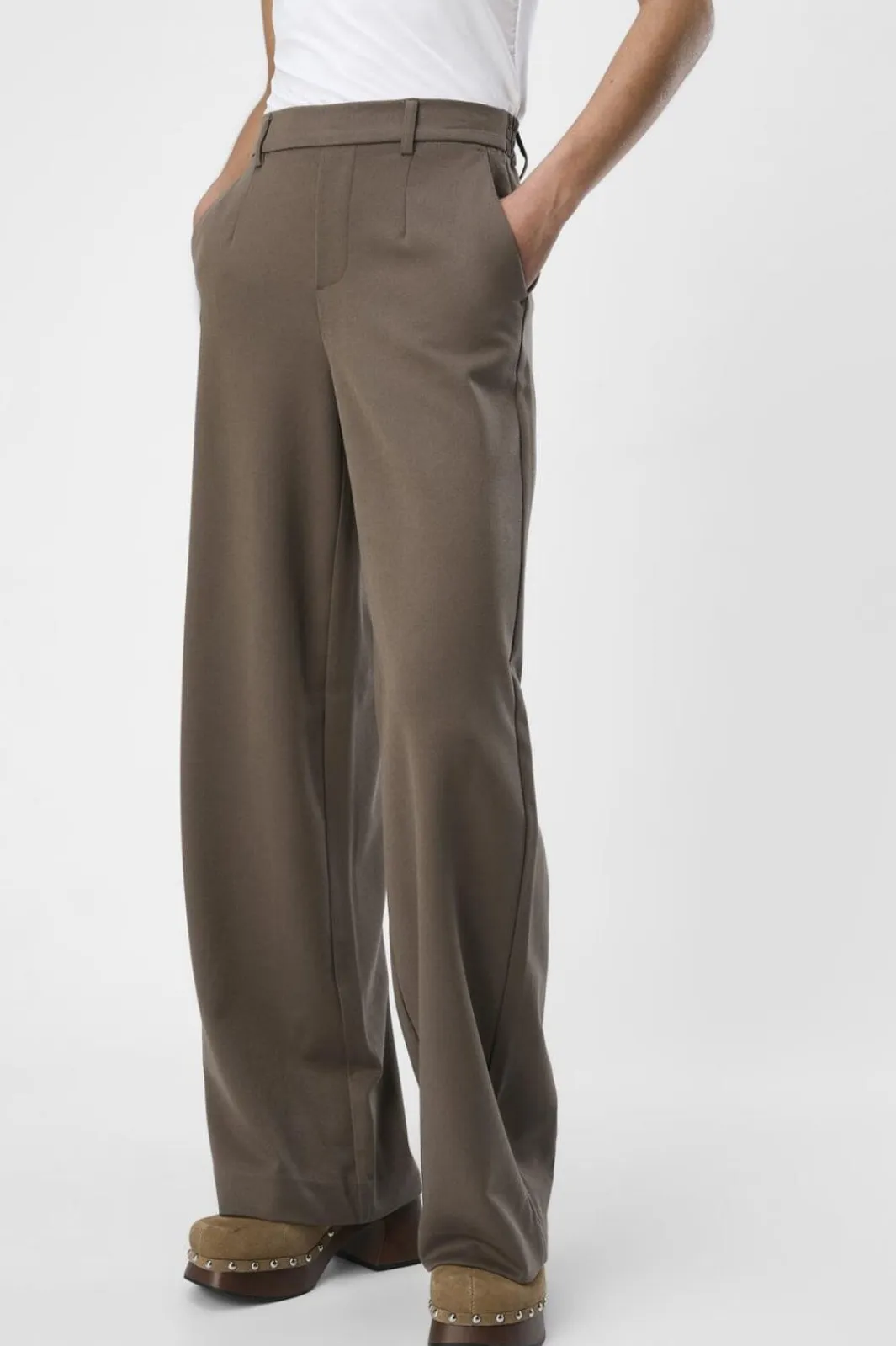 Outlet Objlisa Wide Pant Bukser, Jeans & Leggings