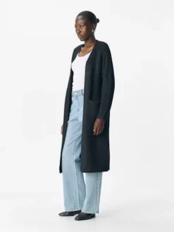 Discount Objmilu Ls Lo Long Knit Cardigan Cardigans