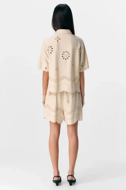Object Bluser & Skjorter|Ammevenligt Tøj<Objnoelle Re S/S Shirt 138