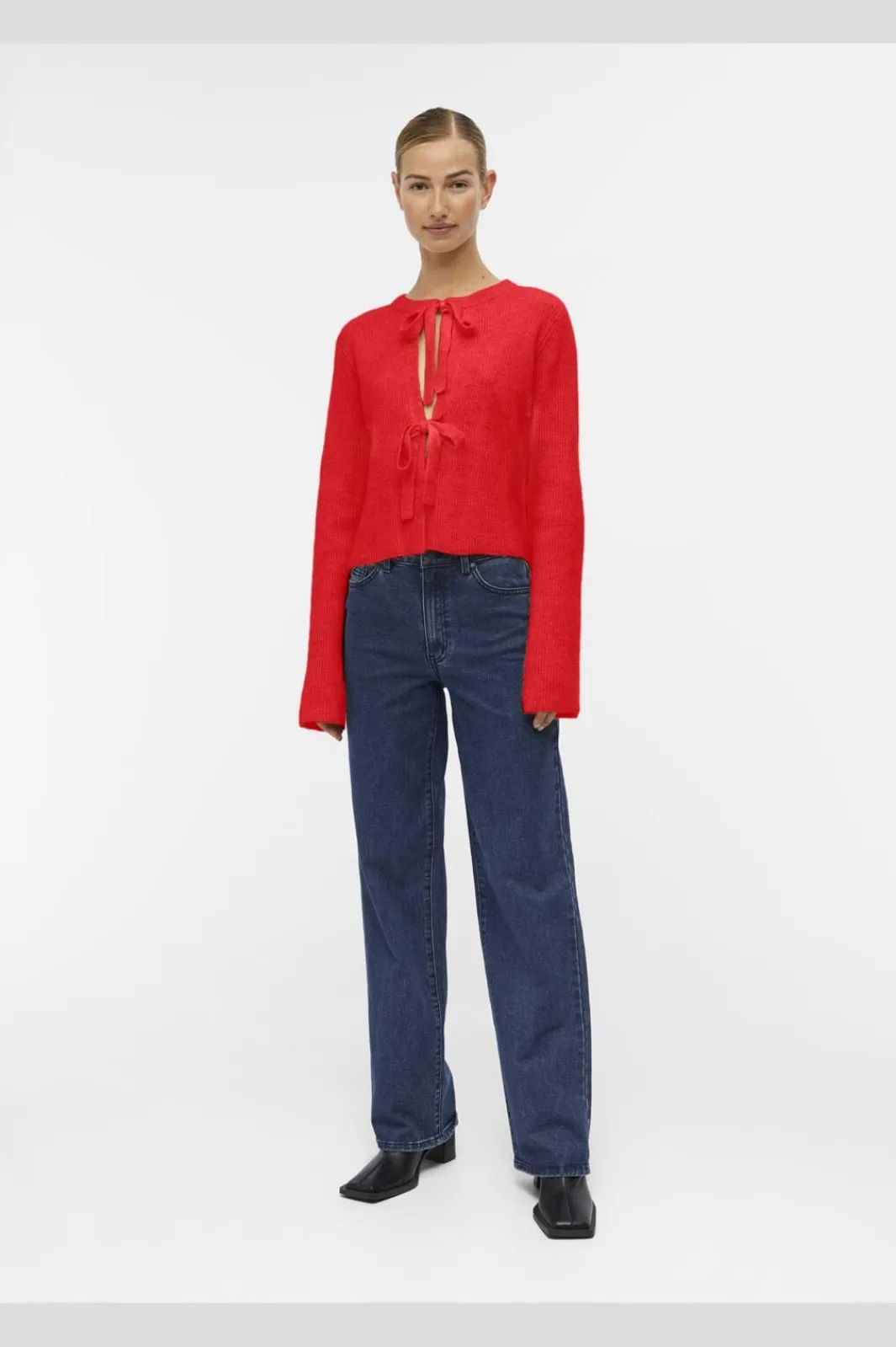 Hot Objparvi Knit Cardigan Cardigans|Ammevenligt Tøj