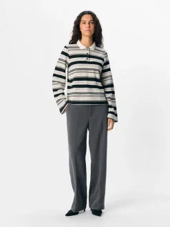Object Bluser & Skjorter<Objpollo L/S Polo Top Dfw