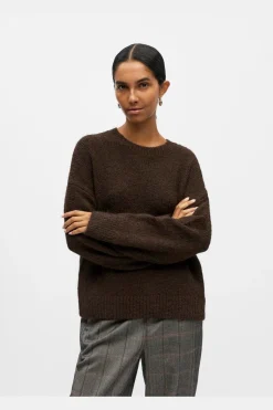 Best Objsaggia Ls Lo Pullover Strik|Bluser & Skjorter