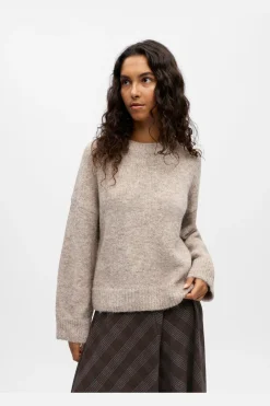 Object Strik|Bluser & Skjorter<Objsaggia Ls Lo Pullover