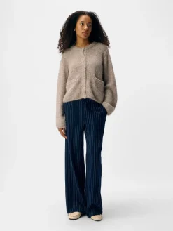 Clearance Objsaggia Re L/S Knit Cardigan Cardigans