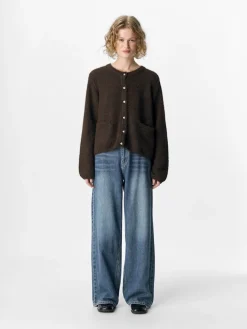Clearance Objsaggia Re L/S Knit Cardigan Cardigans