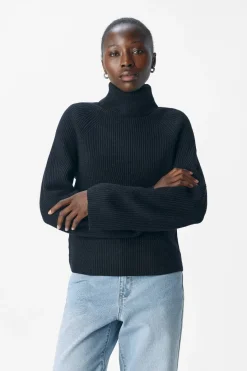 Online Objviola Ls Lo Rollneck Knit Bluser & Skjorter|Sæt 🛍️