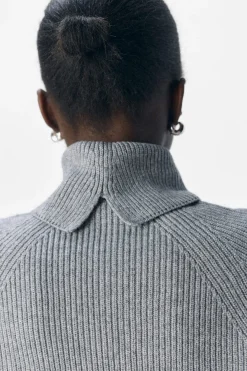 Object Bluser & Skjorter|Sæt 🛍️<Objviola Ls Lo Rollneck Knit