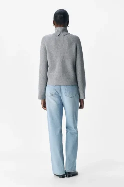 Object Bluser & Skjorter|Sæt 🛍️<Objviola Ls Lo Rollneck Knit
