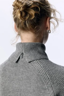 Object Bluser & Skjorter|Sæt 🛍️<Objviola Ls Lo Rollneck Knit
