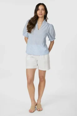 Neo Noir Bluser & Skjorter<Odesa Dot Stripe Blouse 166039