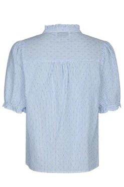Neo Noir Bluser & Skjorter<Odesa Dot Stripe Blouse 166039