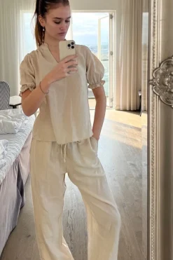 Neo Noir Bluser & Skjorter|Sæt 🛍️<Odesa Linen Blouse