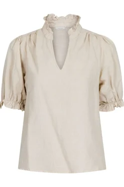 Neo Noir Bluser & Skjorter|Sæt 🛍️<Odesa Linen Blouse