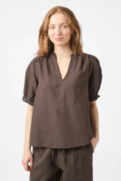 Best Odesa Linen Blouse 160264 Bluser & Skjorter