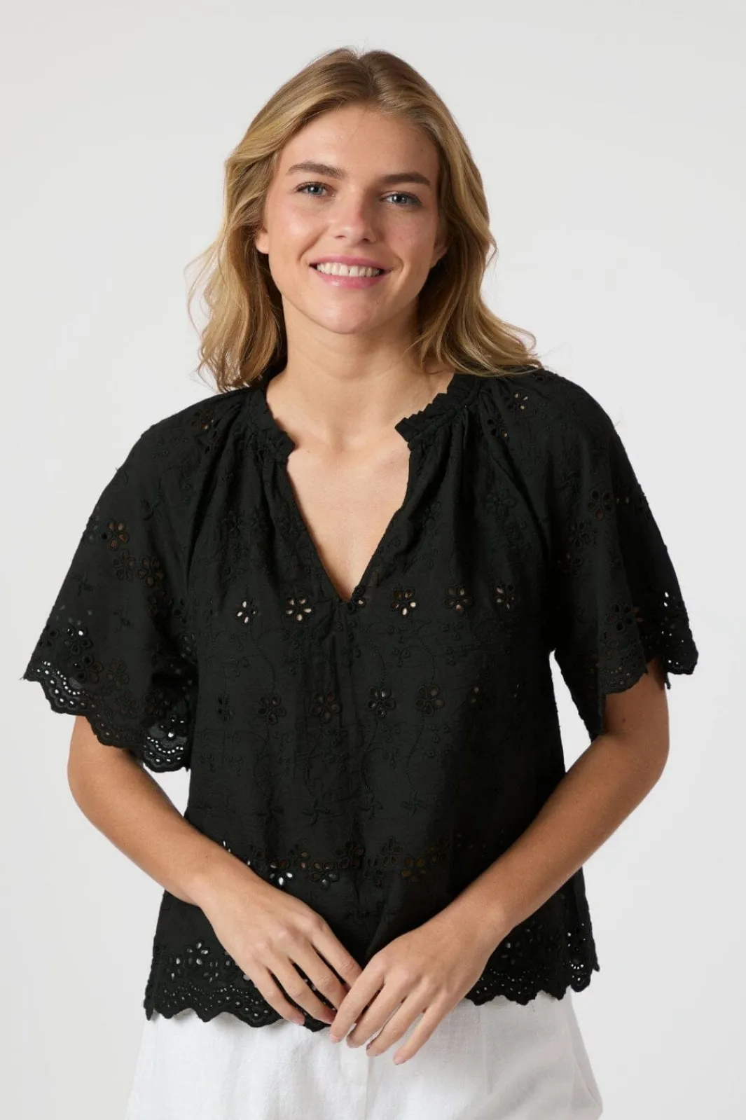 Neo Noir Bluser & Skjorter<Odet Embroidery Blouse 165172