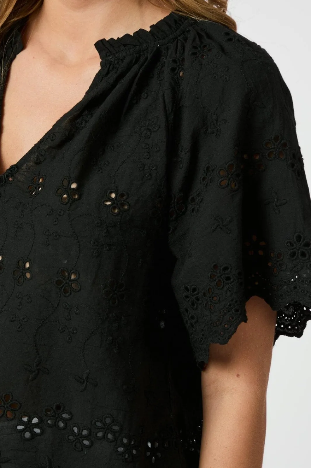 Neo Noir Bluser & Skjorter<Odet Embroidery Blouse 165172