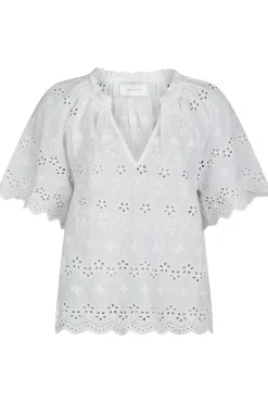 Sale Odet Embroidery Blouse 165172 Bluser & Skjorter