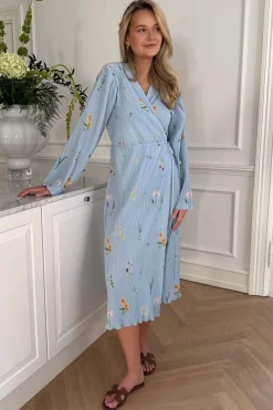 BYIC Kjoler<Ofeliaic Long Wrap Dress A23640