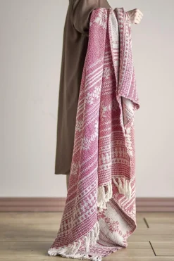 Discount Oia Plaid, Rød, Genanvendt Bomuld 82066518 Dekoration Til Hjemmet