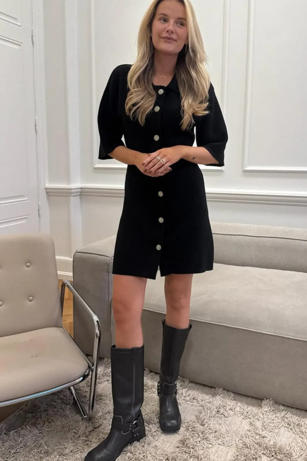 BYIC Ammevenligt Tøj<Oliviaic Knit Dress H105-1