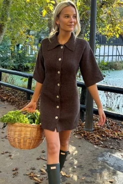 Best Oliviaic Knit Dress H105-1 Kjoler|Ammevenligt Tøj