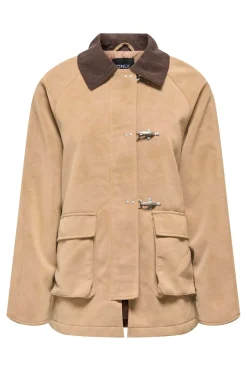 Sale Onlaggie Faux Suede Contrast Jacket Overtøj & Jakker